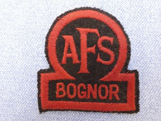 Bognor A.F.S Breast Badge.