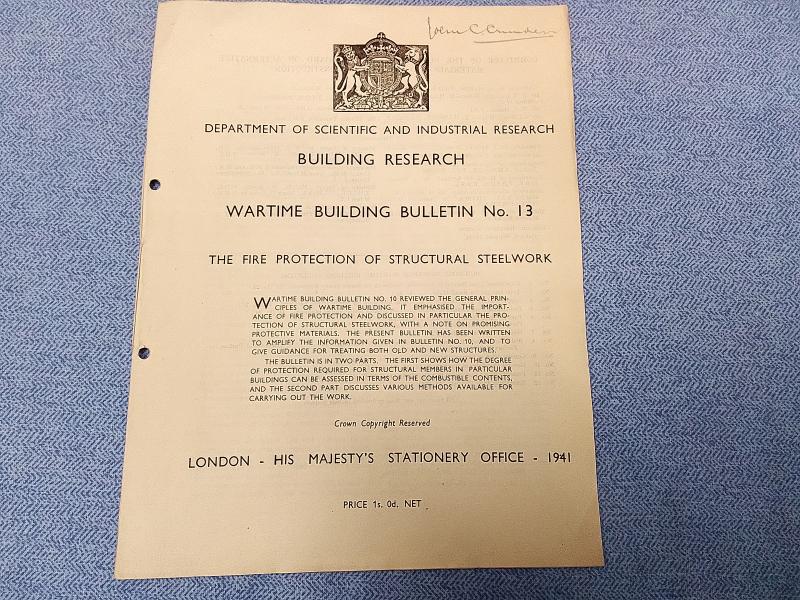 Wartime Building Bulletin No.13.